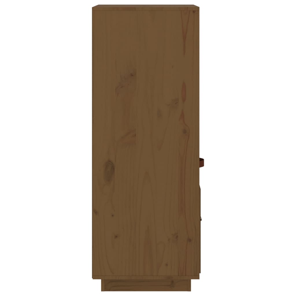 Buffet haut Marron miel 34x40x108,5 cm Bois massif de pin - XIOS