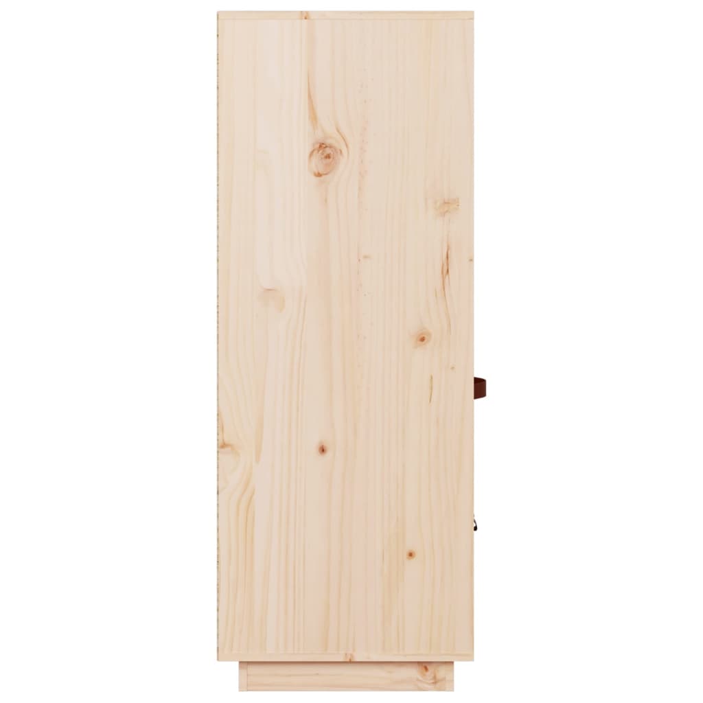 Buffet haut 67x40x108,5 cm Bois massif de pin - XIOS