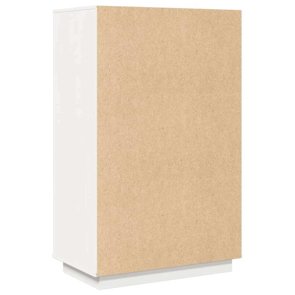 Buffet haut Blanc 67x40x108,5 cm Bois massif de pin - XIOS