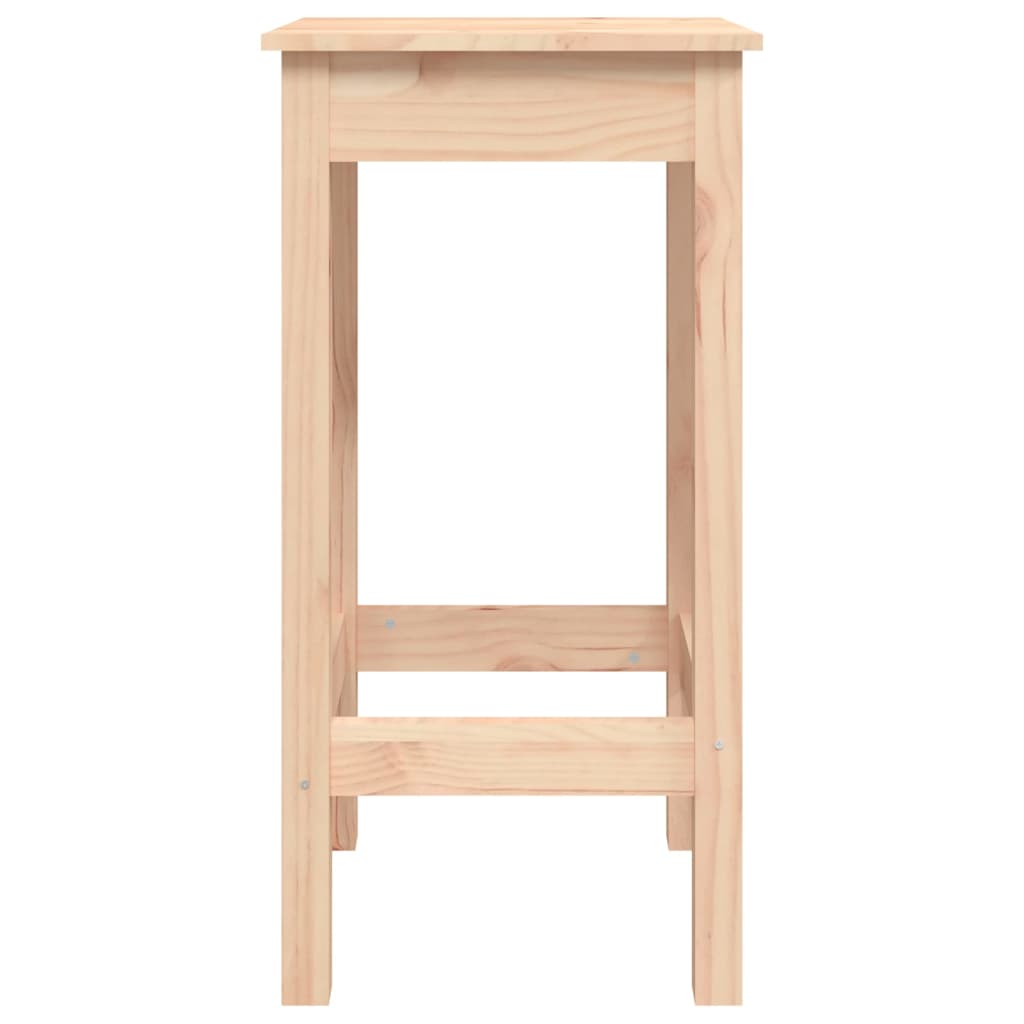Chaises de bar lot de 2 40x40x78 cm bois de pin solide - XIOS