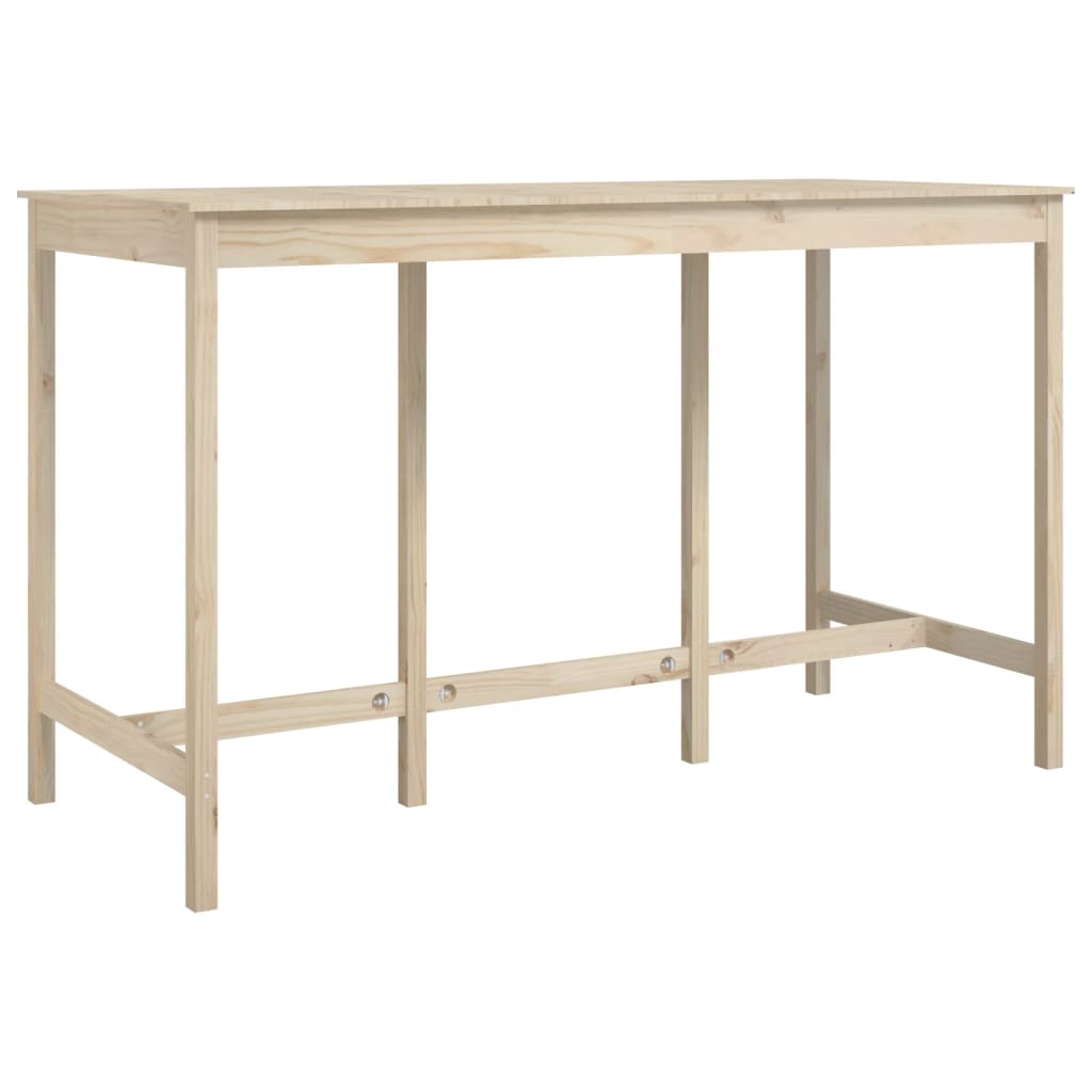 Table de bar 180x80x110 cm Bois massif de pin - XIOS