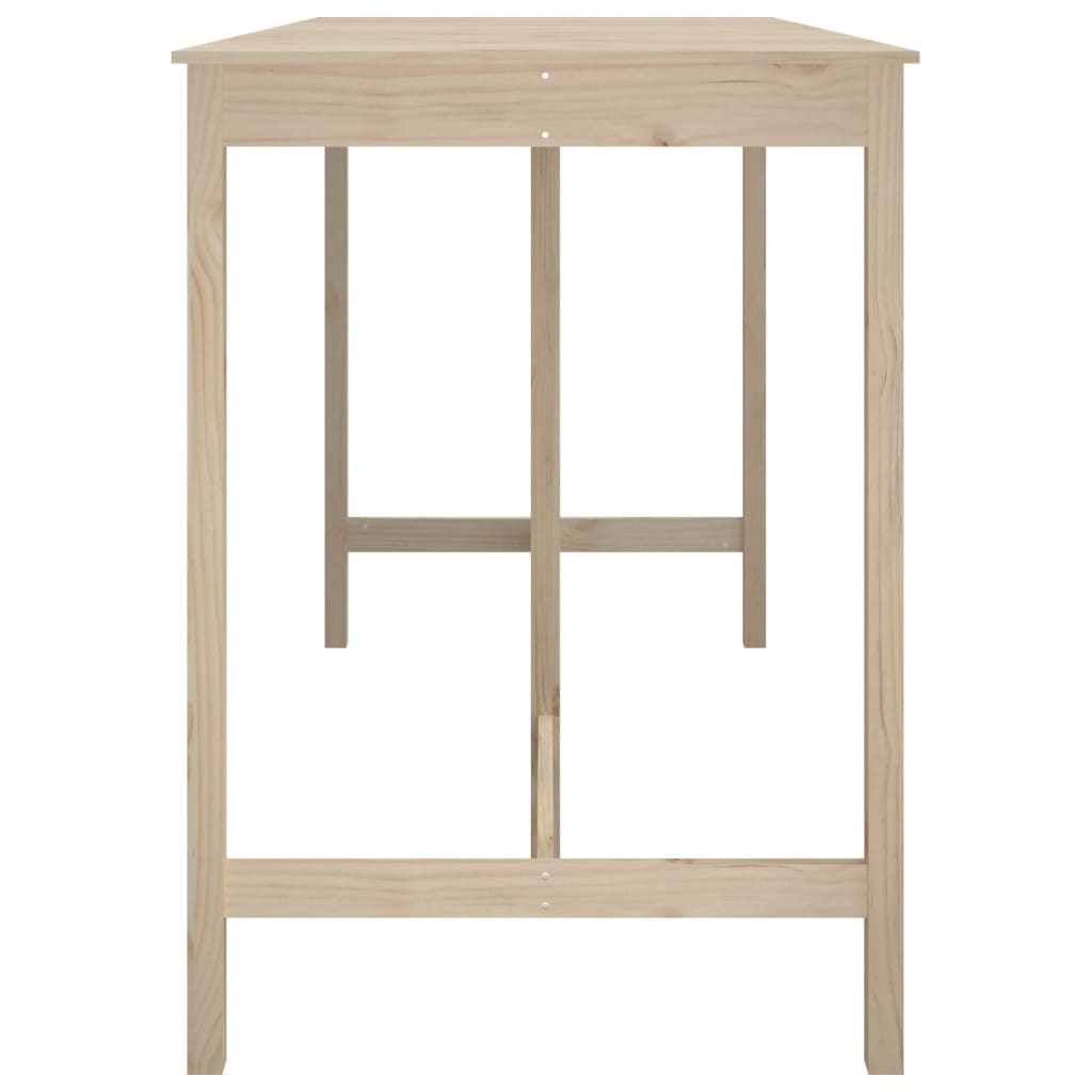 Table de bar 180x80x110 cm Bois massif de pin - XIOS