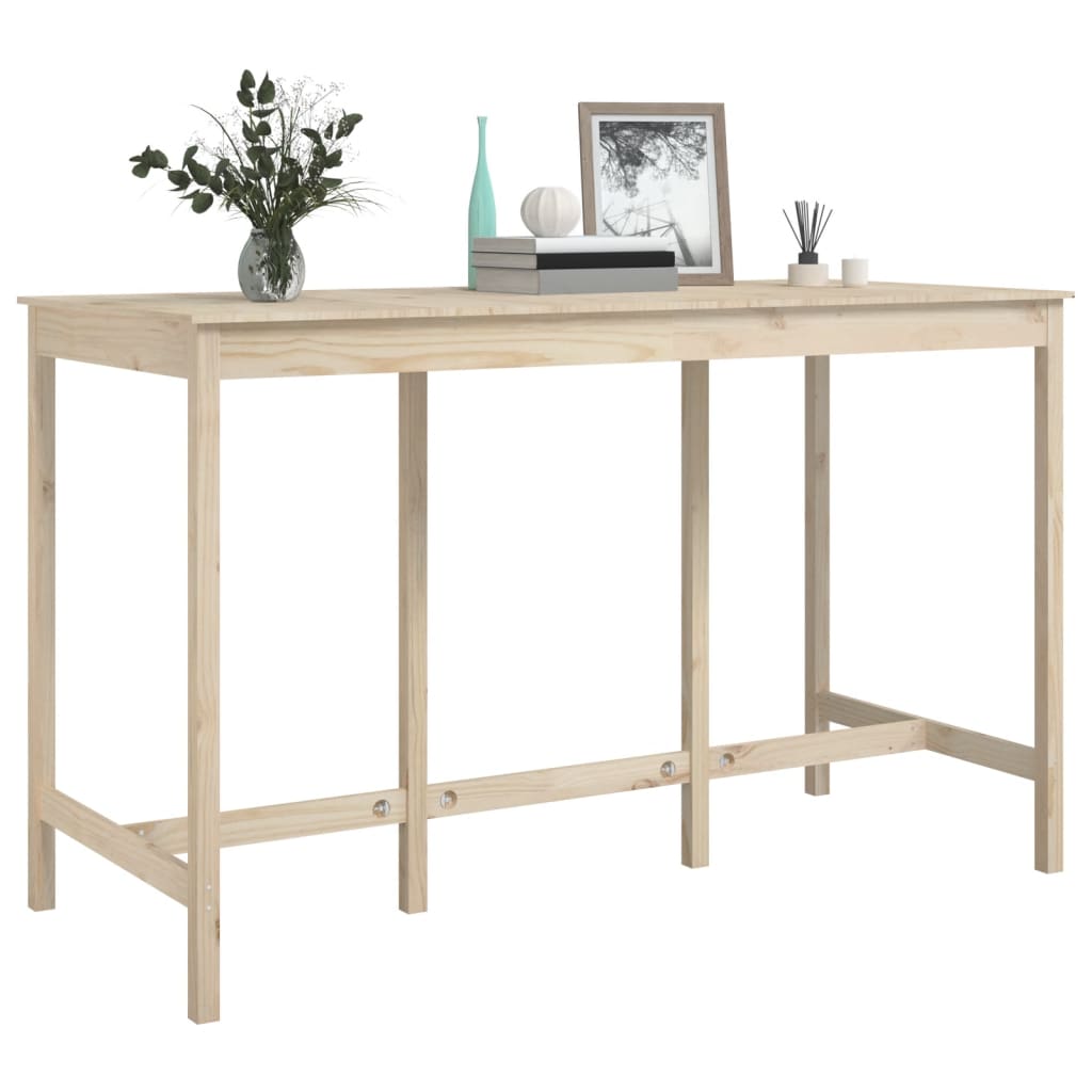 Table de bar 180x80x110 cm Bois massif de pin - XIOS