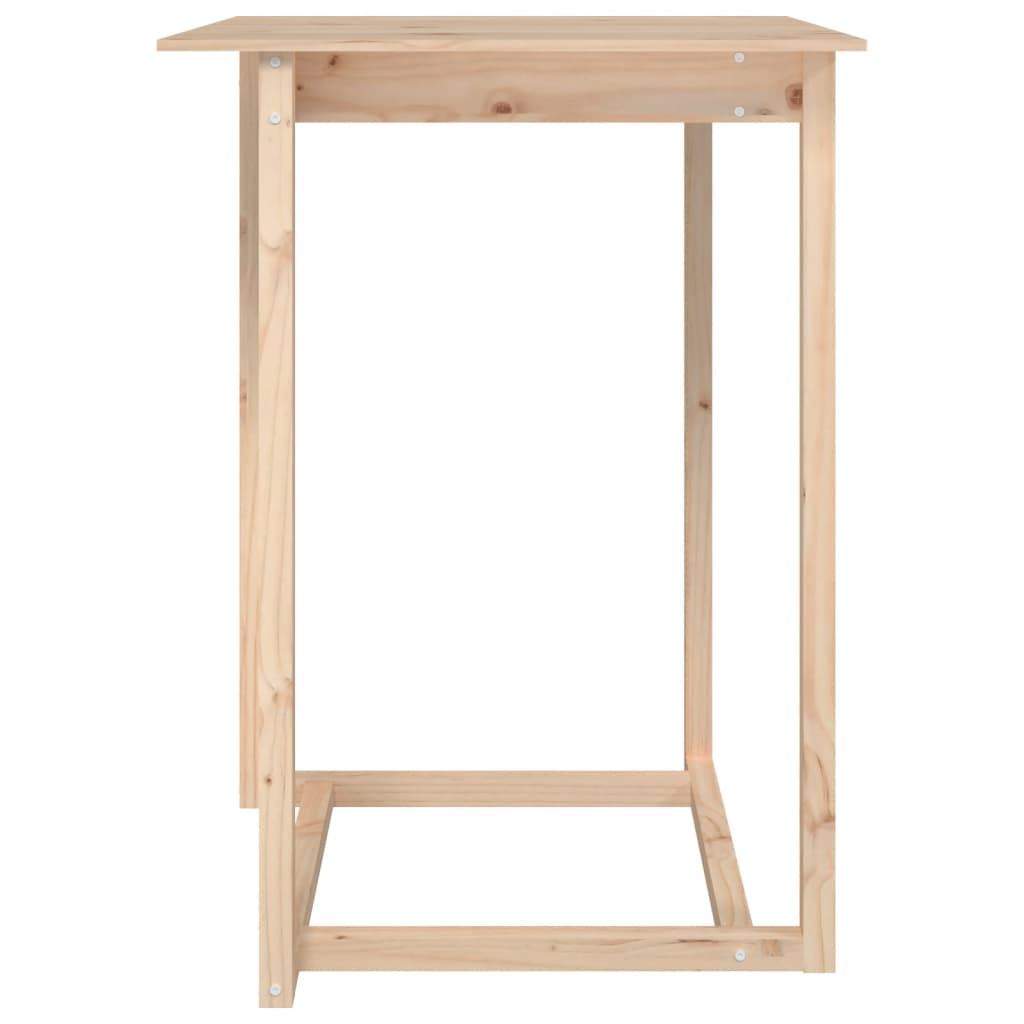 Table de bar 80x80x110 cm Bois massif de pin - XIOS