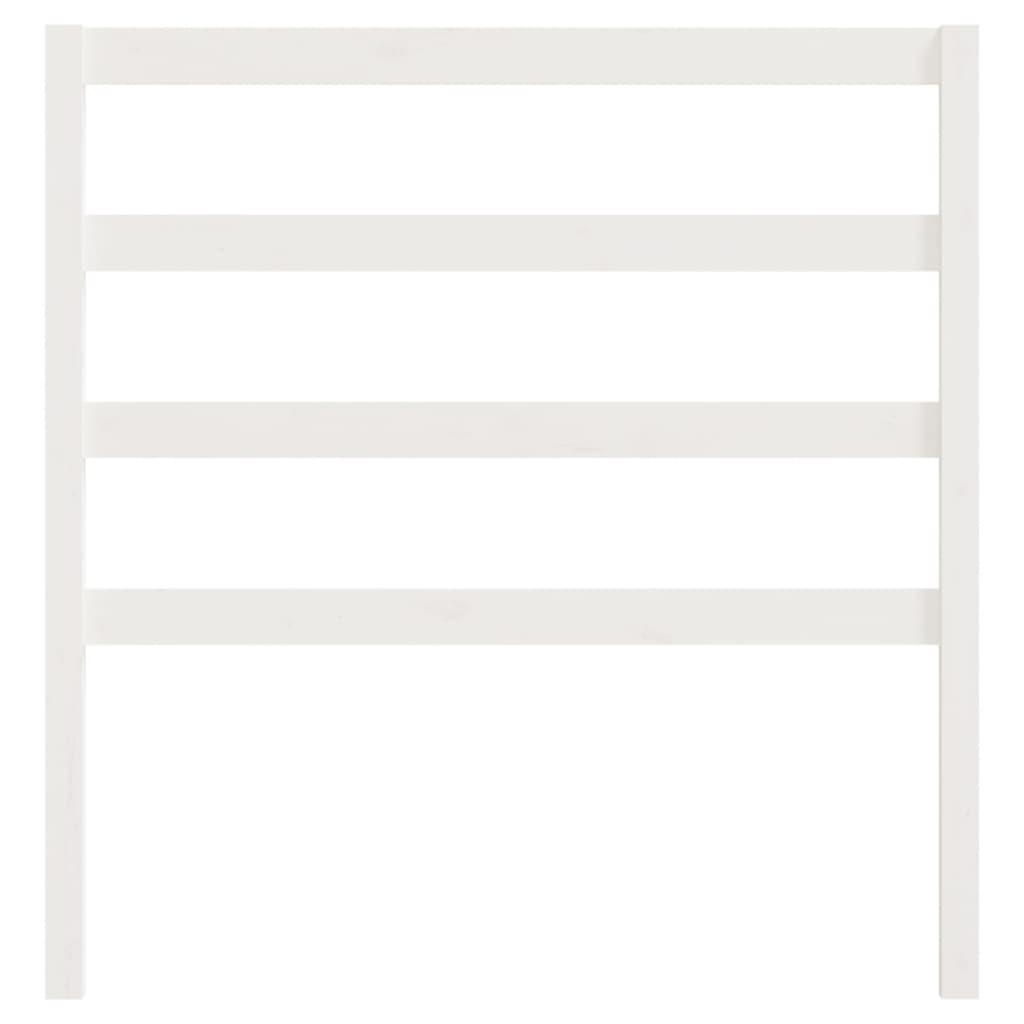 Tête de lit Blanc 95x4x100 cm Bois massif de pin - XIOS