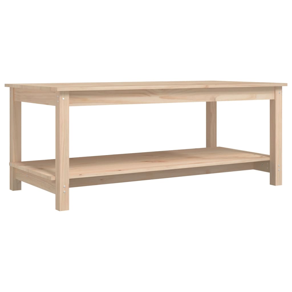 Table basse 110x55x45 cm Bois massif de pin - XIOS