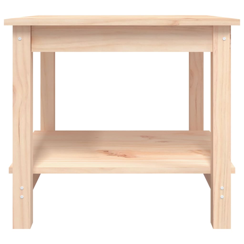 Table basse 50x50x45 cm Bois massif de pin - XIOS