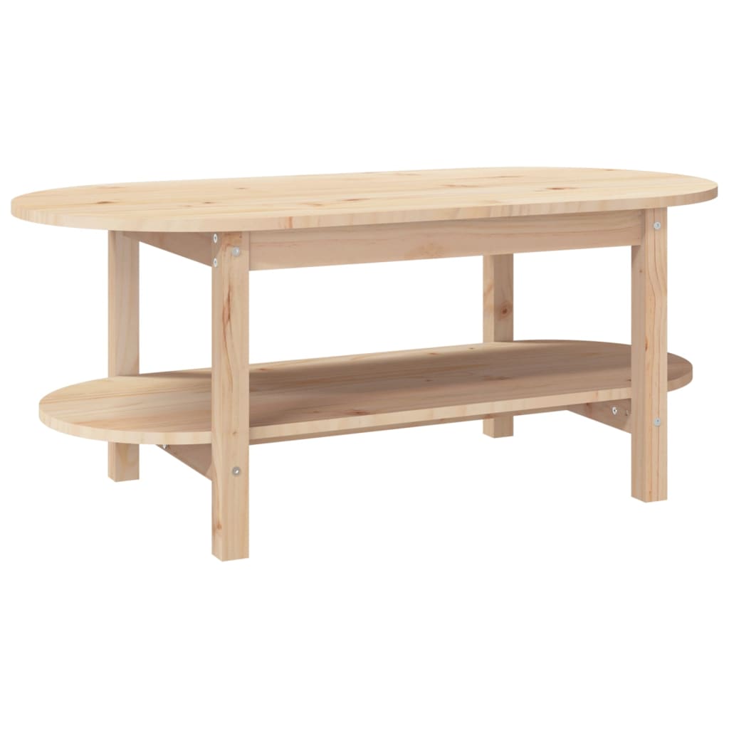 Table basse 110x55x45 cm Bois massif de pin - XIOS