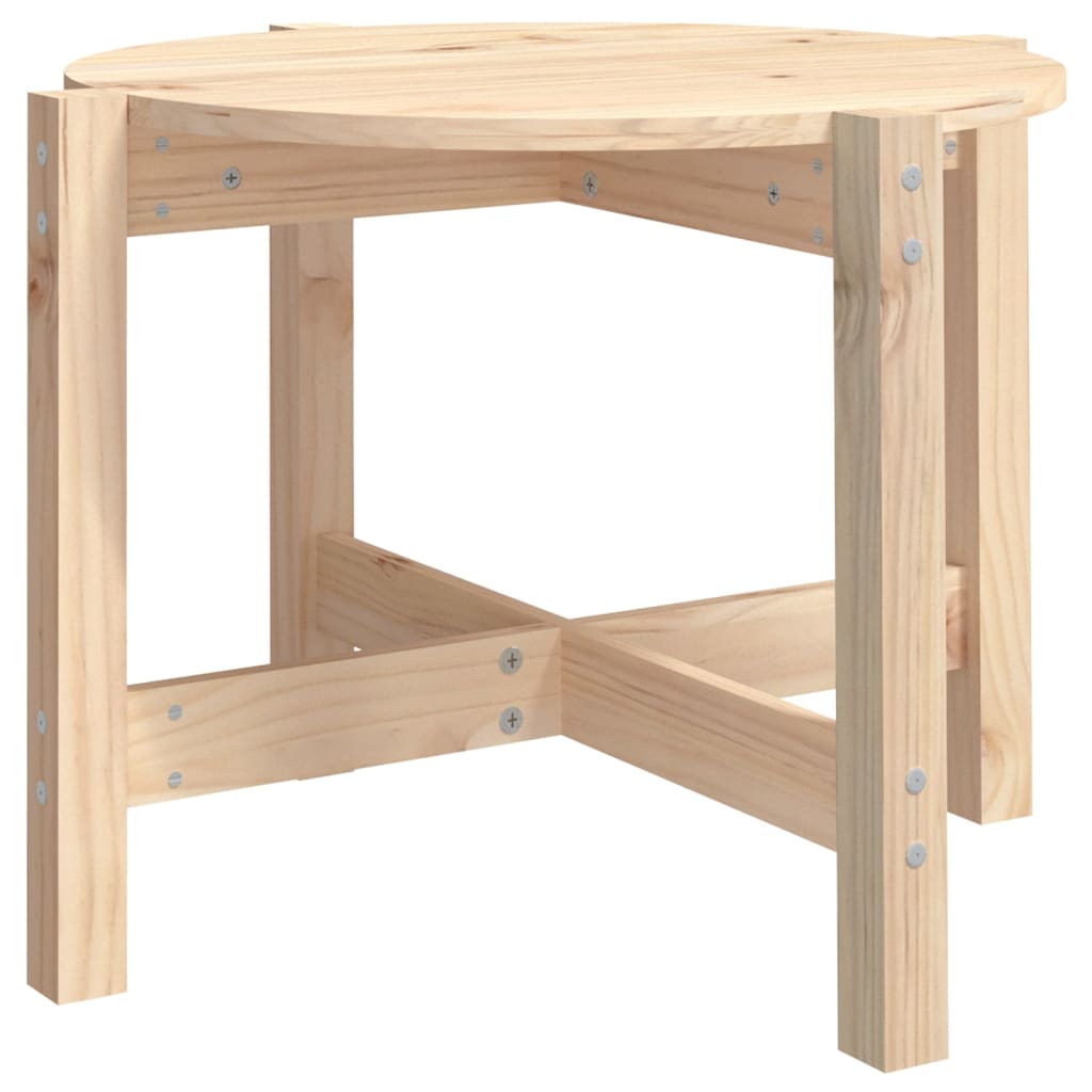 Table basse Ø 62,5x45 cm Bois massif de pin - XIOS