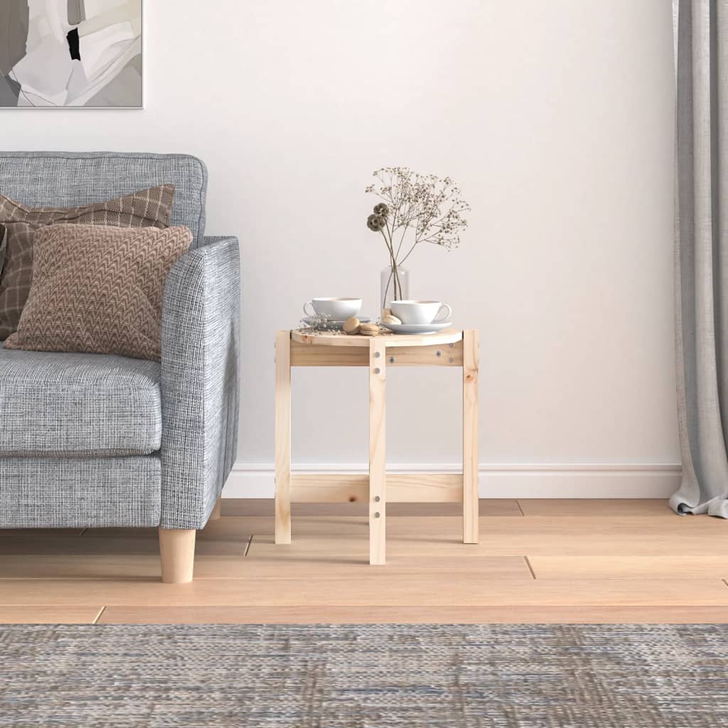 Table basse Ø 42,5x45 cm Bois massif de pin - XIOS