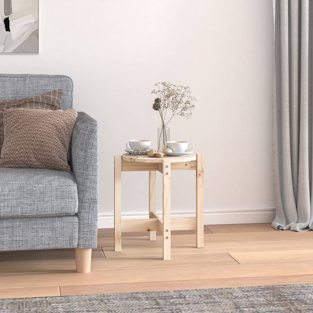 Table basse Ø 42,5x45 cm Bois massif de pin - XIOS