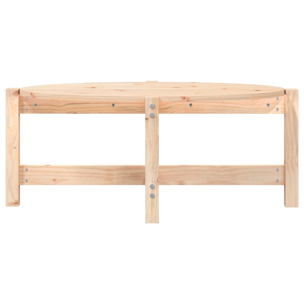 Table basse 87x48x35 cm Bois massif de pin - XIOS