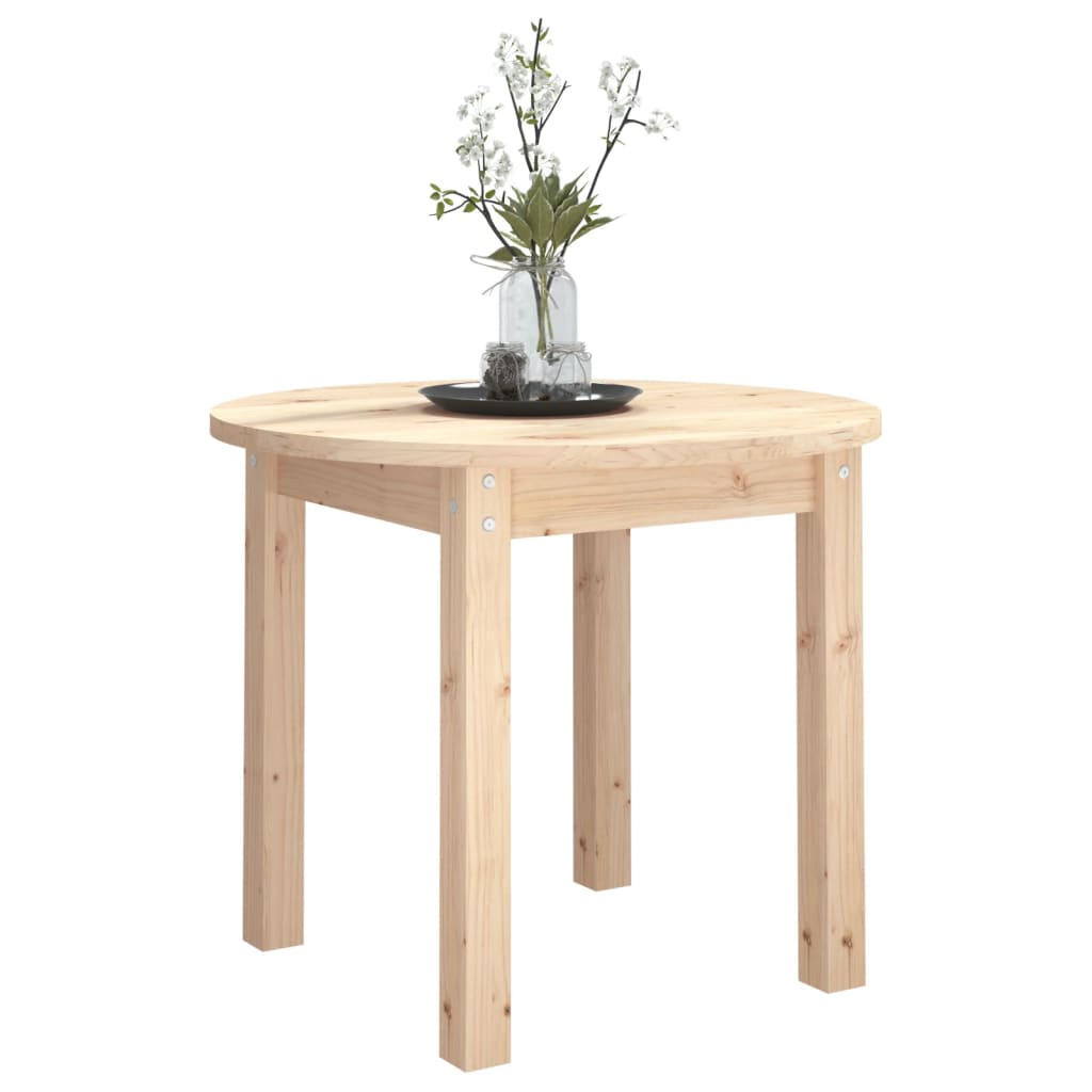 Table basse Ø 55x45 cm Bois massif de pin - XIOS