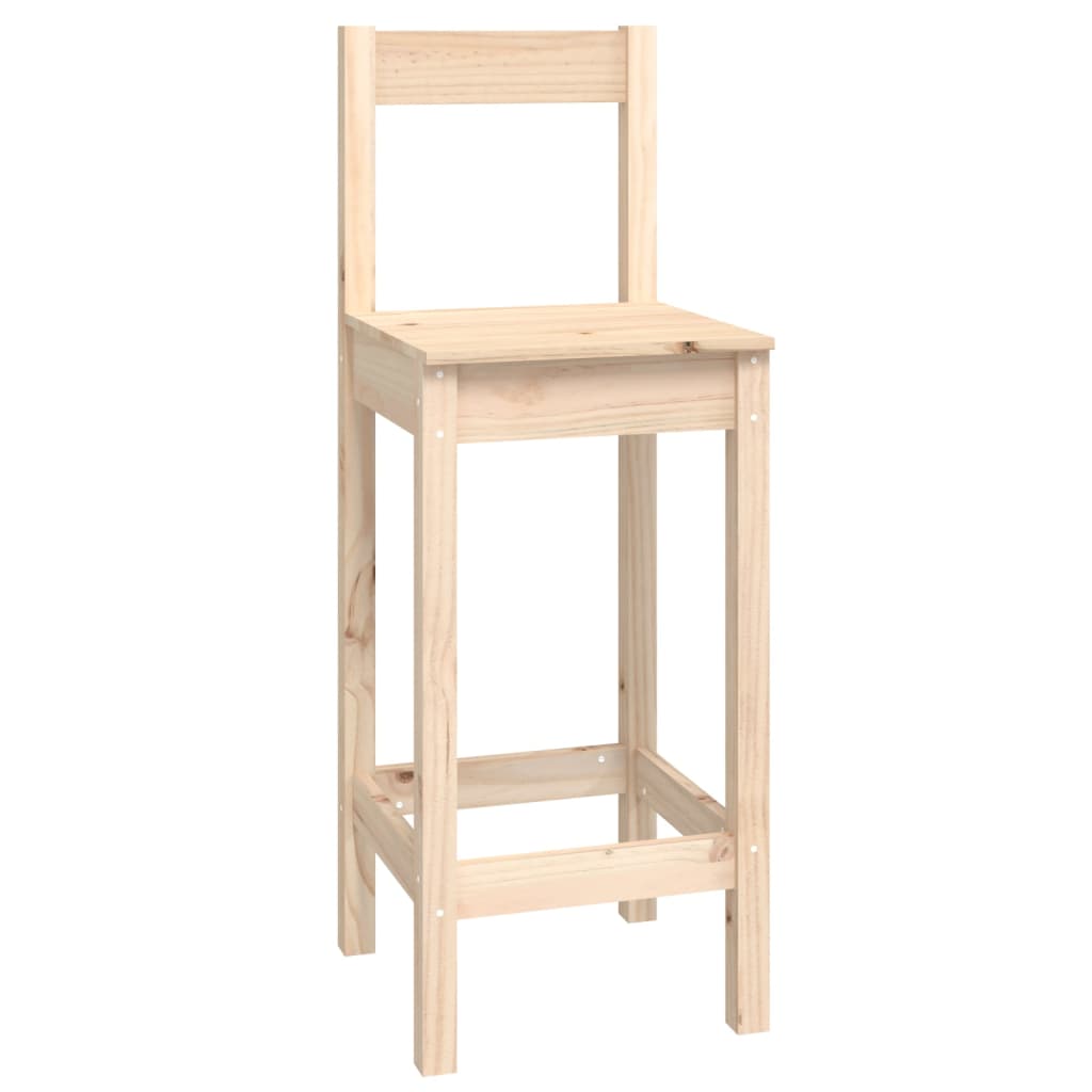 Ensemble de bar 9 pcs Bois de pin massif - XIOS