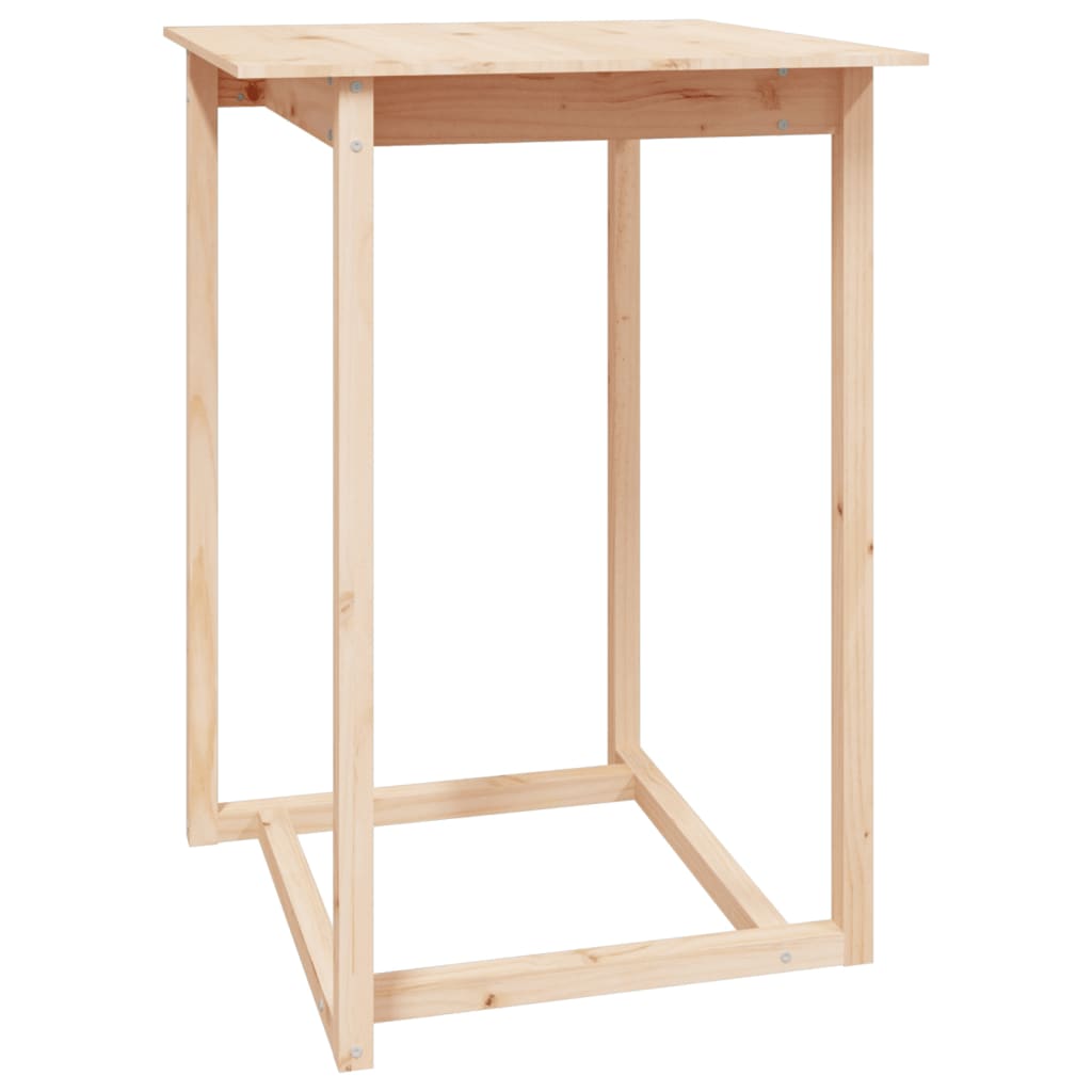 Ensemble de bar 5 pcs Bois de pin massif