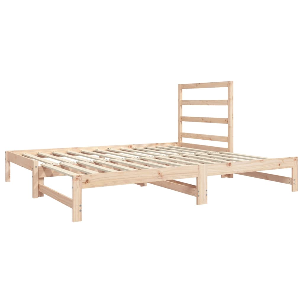 Lit coulissant sans matelas 2x(90x190) cm - XIOS