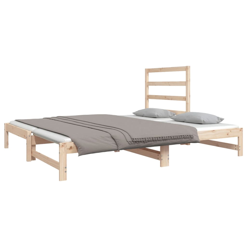 Lit coulissant sans matelas 2x(90x190) cm - XIOS
