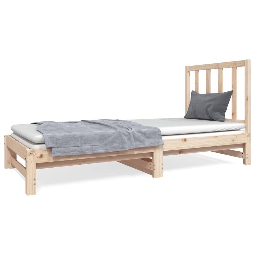 Lit coulissant sans matelas 2x(90x190) cm - XIOS