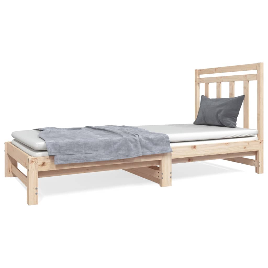 Lit coulissant sans matelas 2x(90x190) cm - XIOS