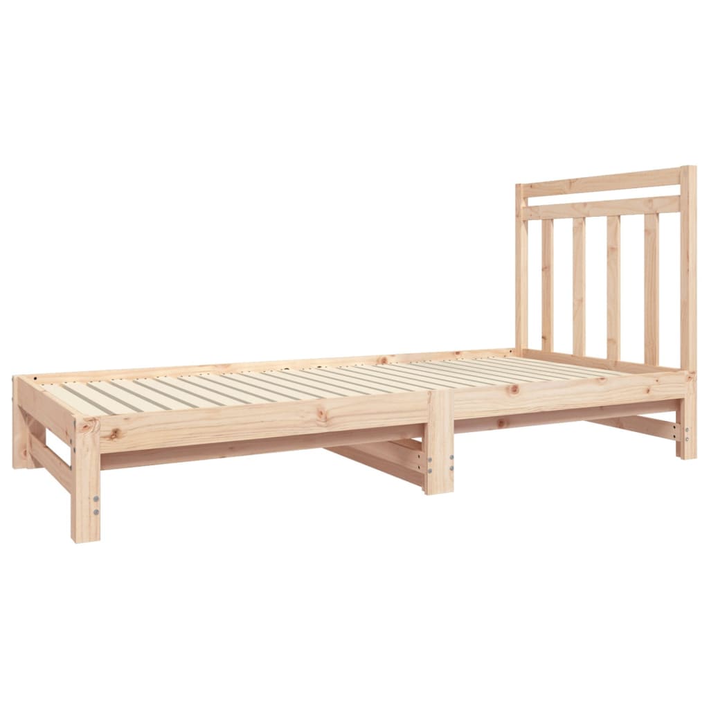 Lit coulissant sans matelas 2x(90x190) cm - XIOS