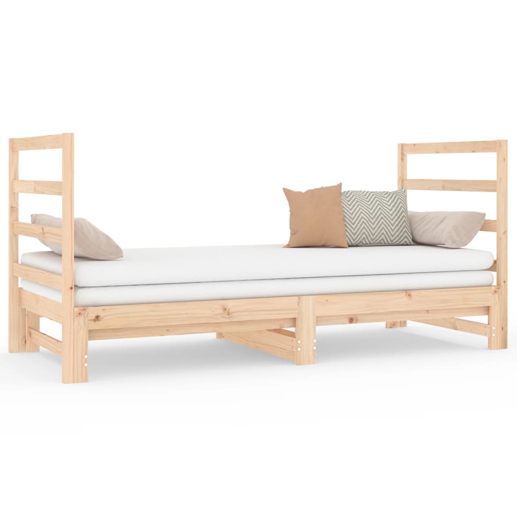 Lit coulissant sans matelas 2x(90x190) cm - XIOS