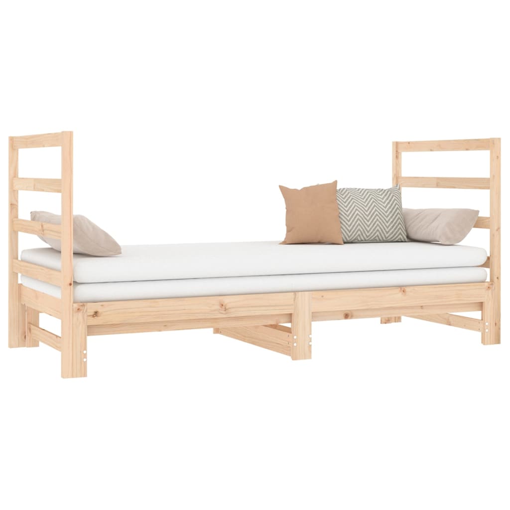Lit coulissant sans matelas 2x(90x190) cm - XIOS