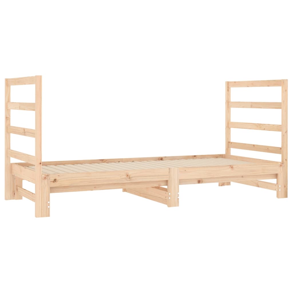 Lit coulissant sans matelas 2x(90x190) cm - XIOS