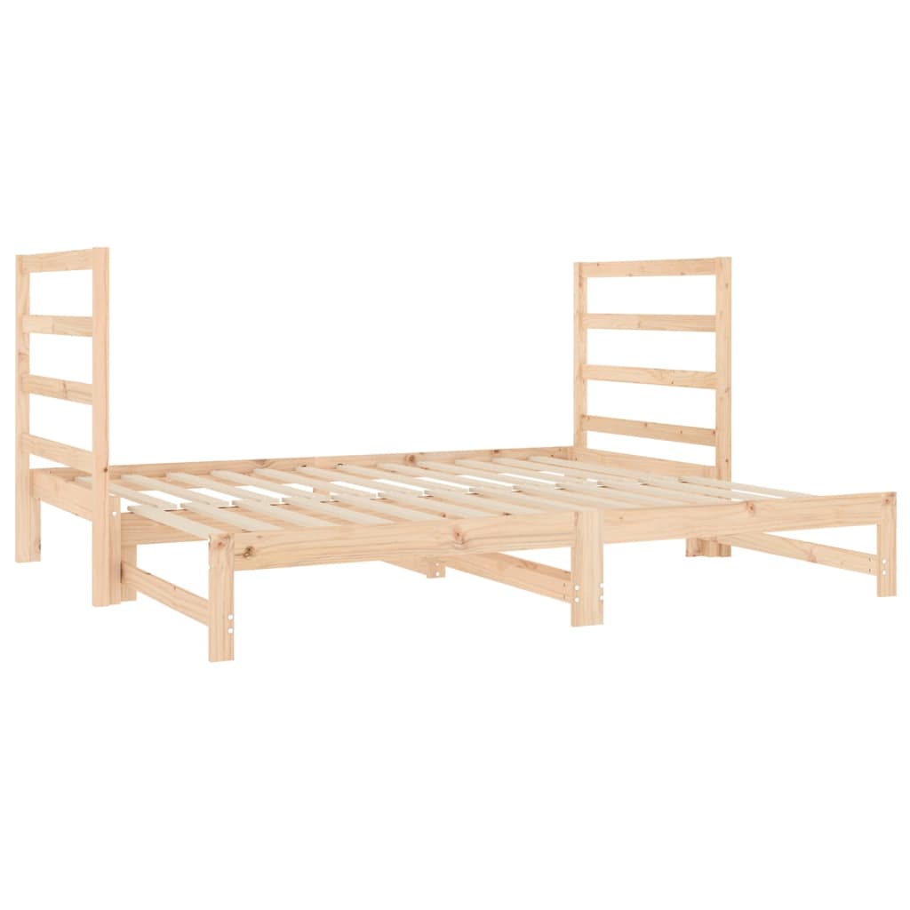 Lit coulissant sans matelas 2x(90x190) cm - XIOS