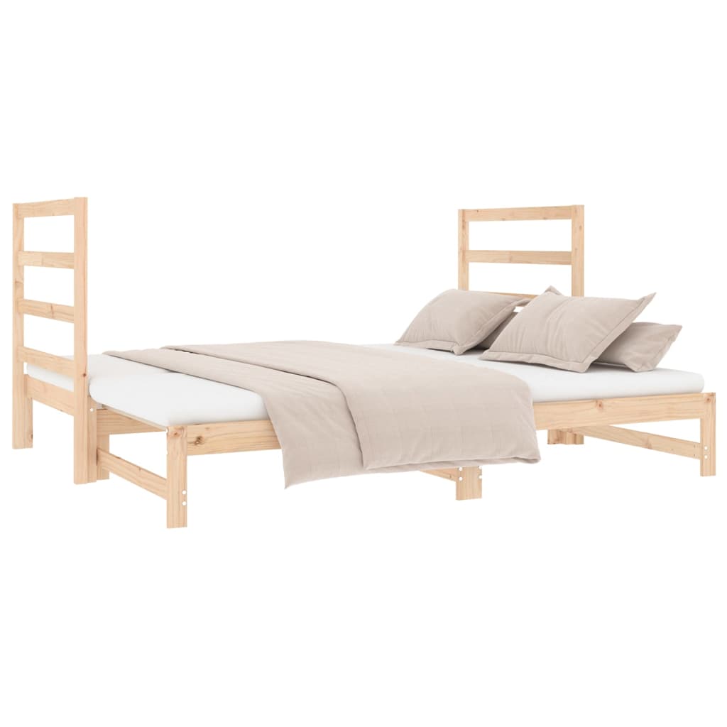Lit coulissant sans matelas 2x(90x190) cm - XIOS