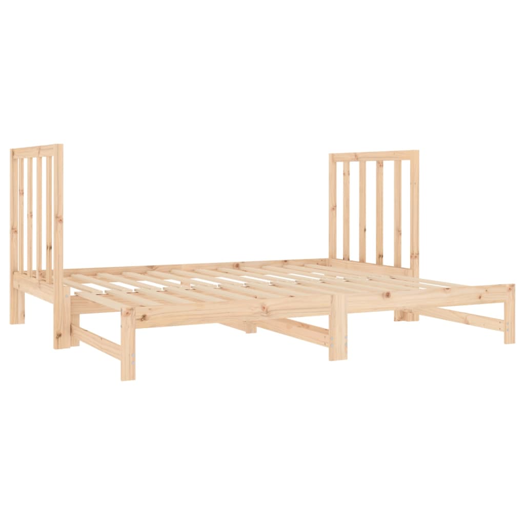 Lit coulissant sans matelas 2x(90x190) cm - XIOS