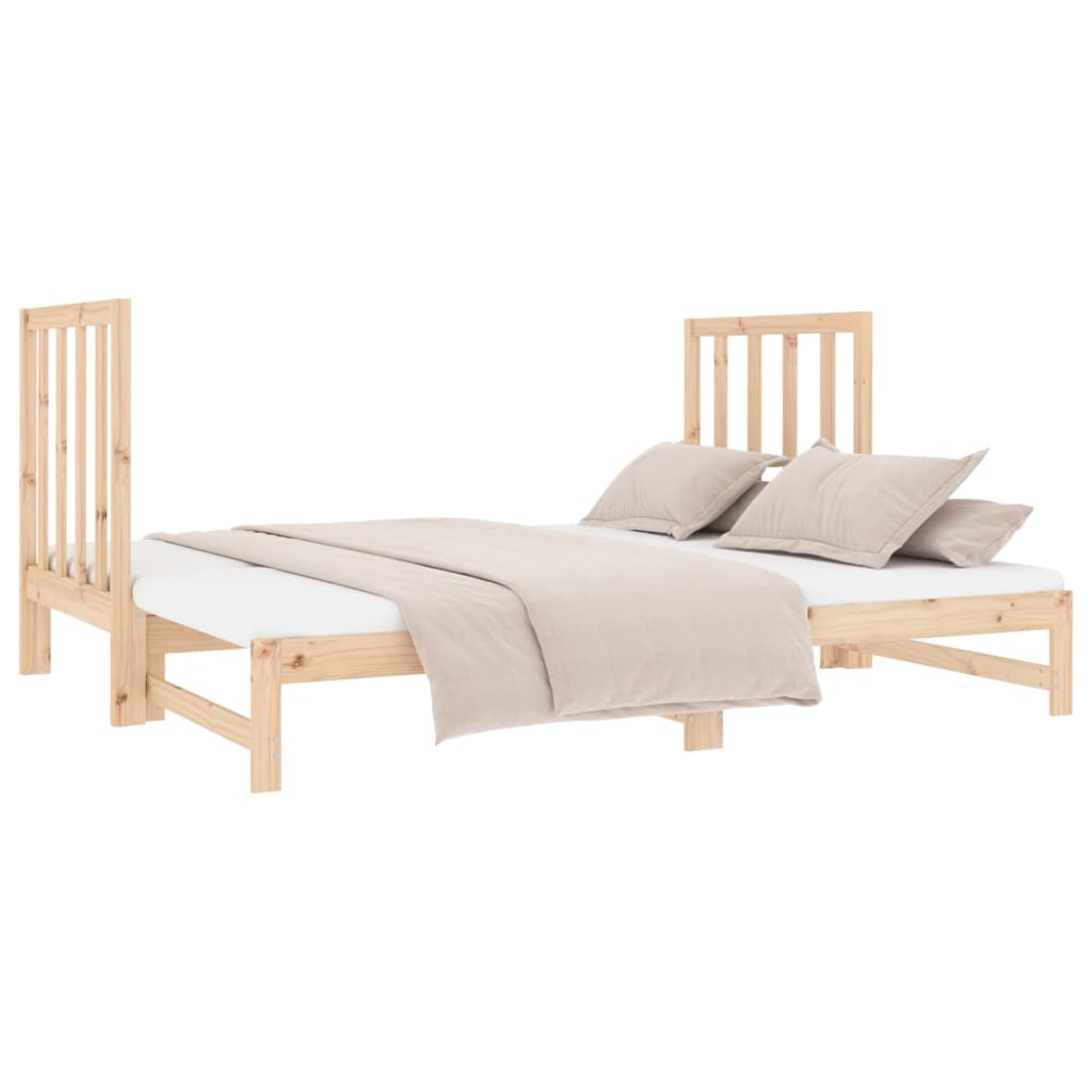 Lit coulissant sans matelas 2x(90x190) cm - XIOS