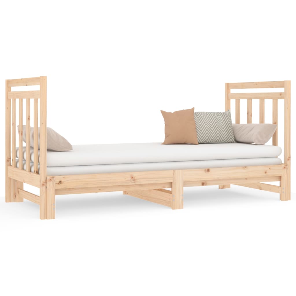 Lit coulissant sans matelas 2x(90x190) cm - XIOS