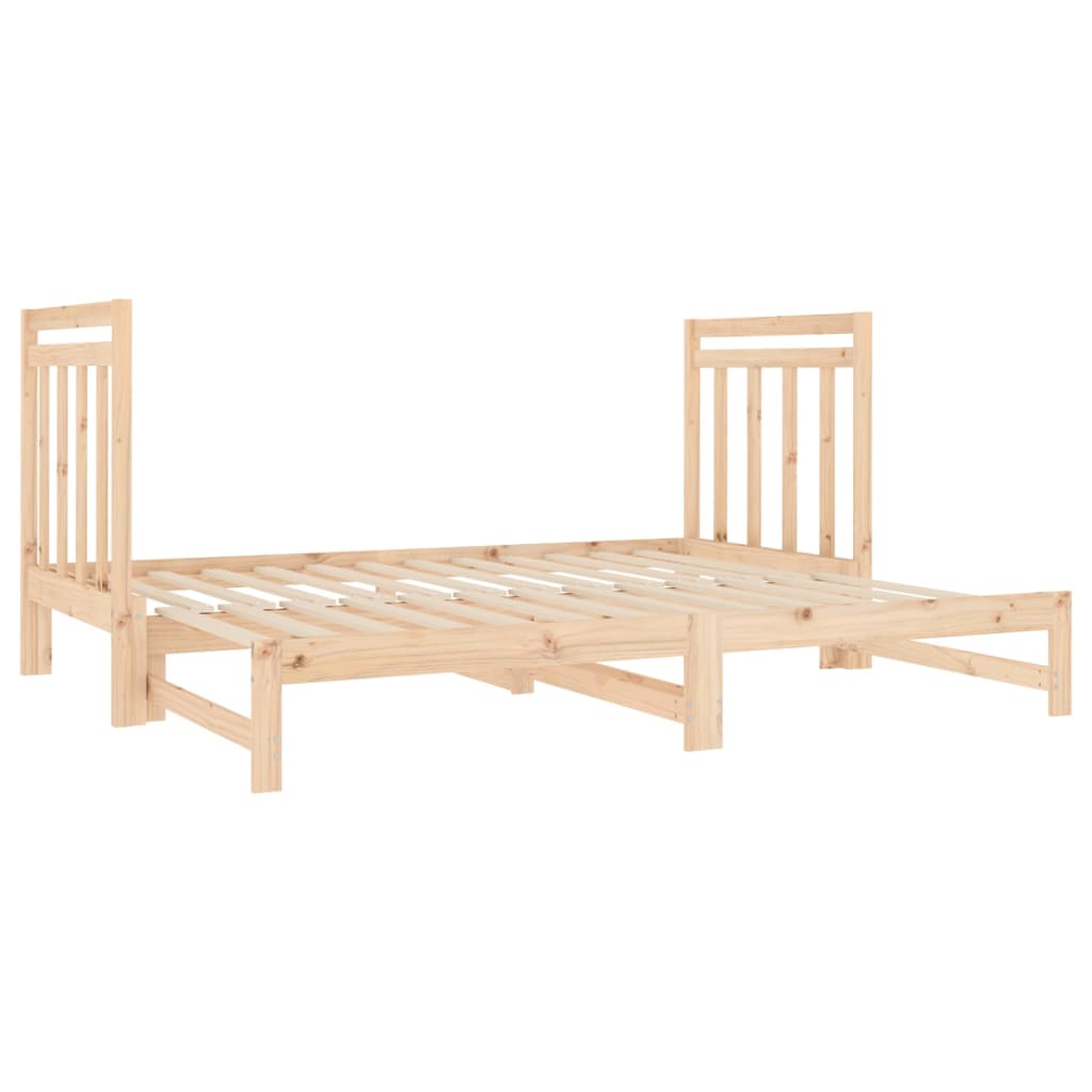 Lit coulissant sans matelas 2x(90x190) cm - XIOS