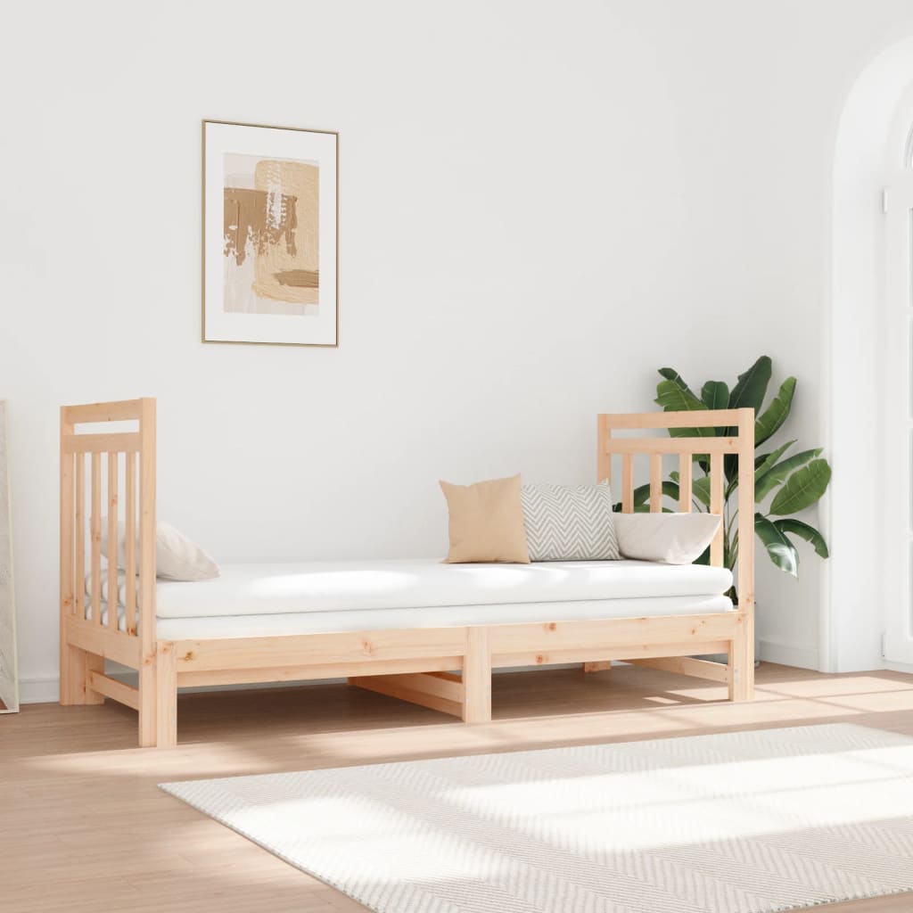 Lit coulissant sans matelas 2x(90x190) cm - XIOS