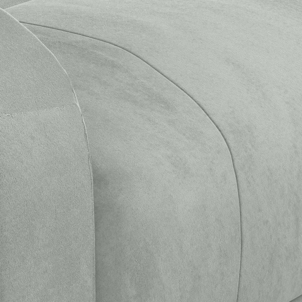 Fauteuil de massage Gris clair Velours - XIOS