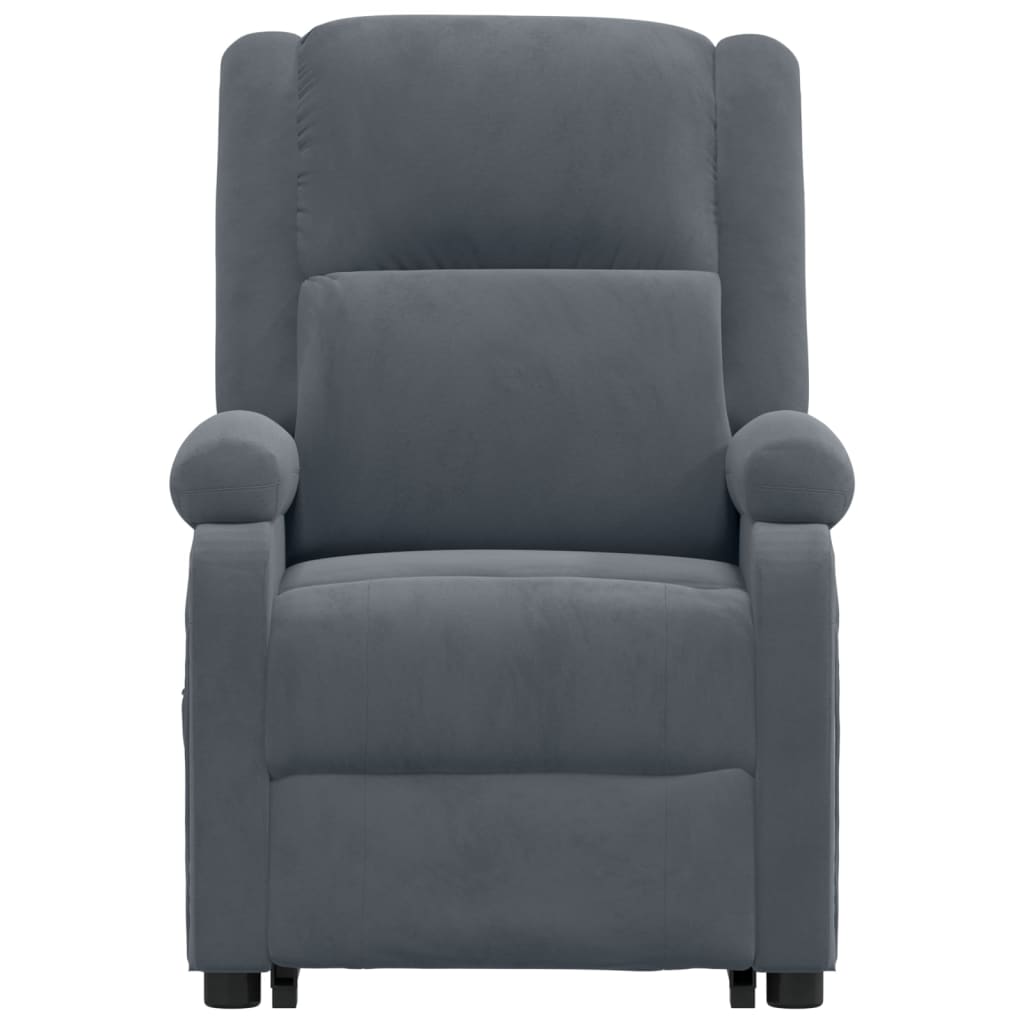 Fauteuil de massage Gris foncé Velours - XIOS