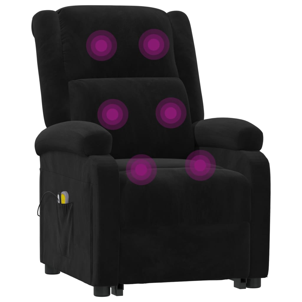 Fauteuil de massage Noir Velours - XIOS