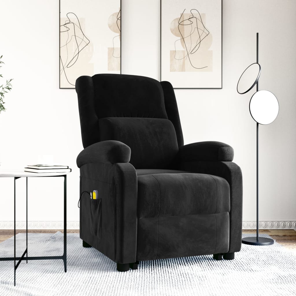 Fauteuil de massage Noir Velours - XIOS