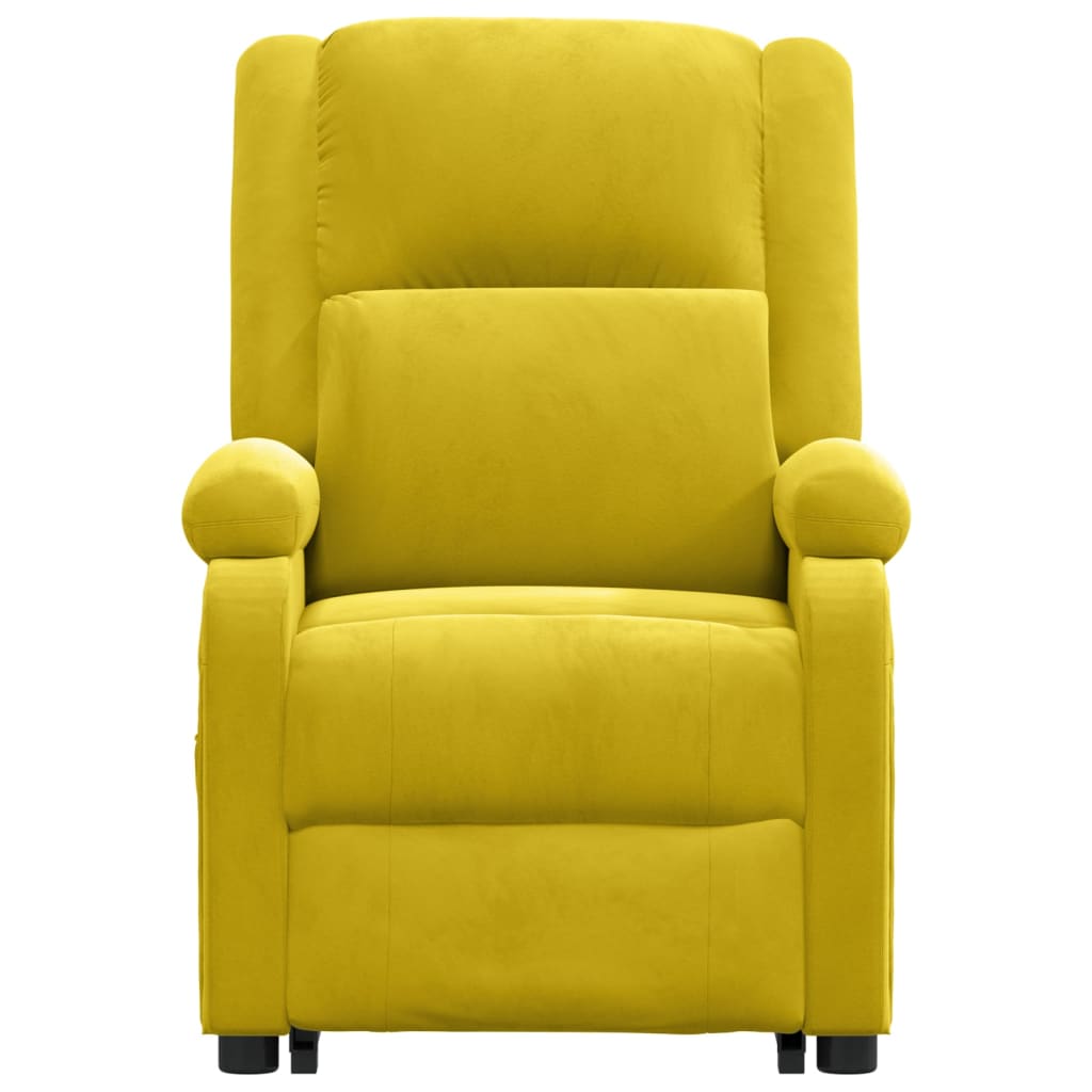 Fauteuil de massage Jaune Velours - XIOS