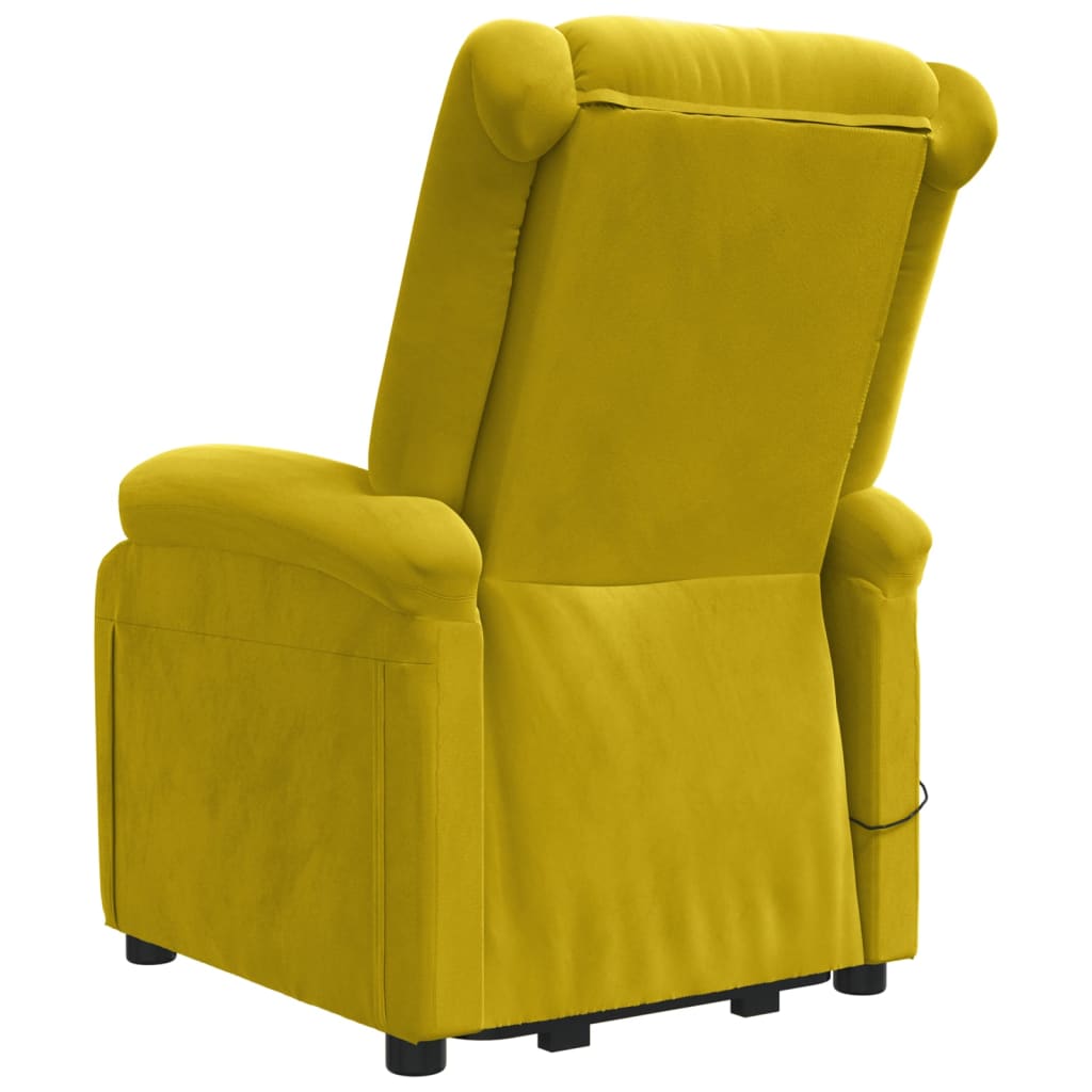 Fauteuil de massage Jaune Velours - XIOS