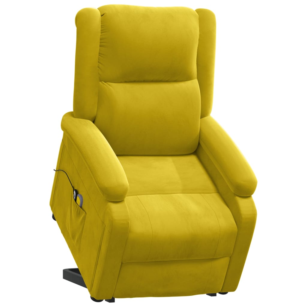 Fauteuil de massage Jaune Velours - XIOS