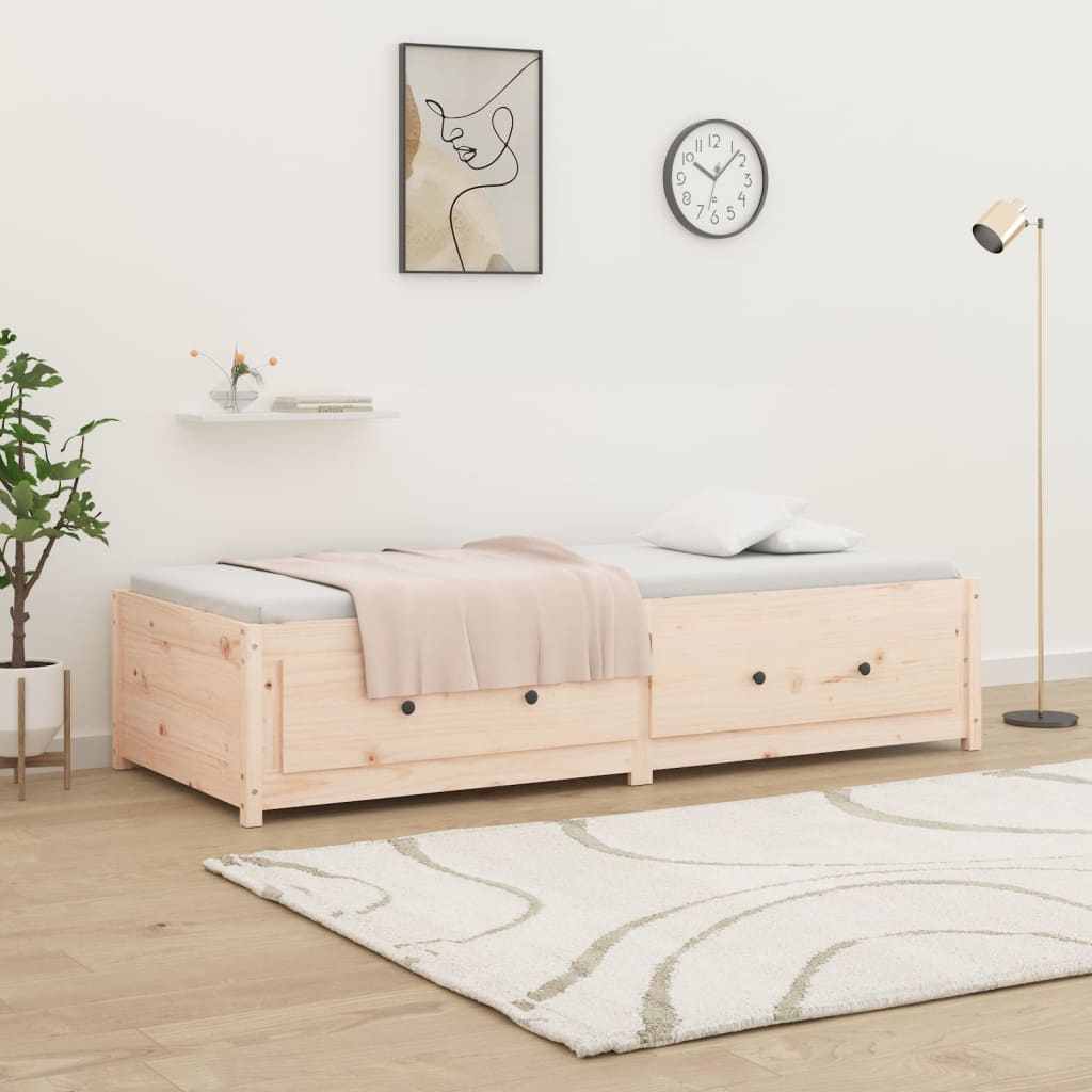 Lit de jour sans matelas 80x200 cm bois de pin massif - XIOS