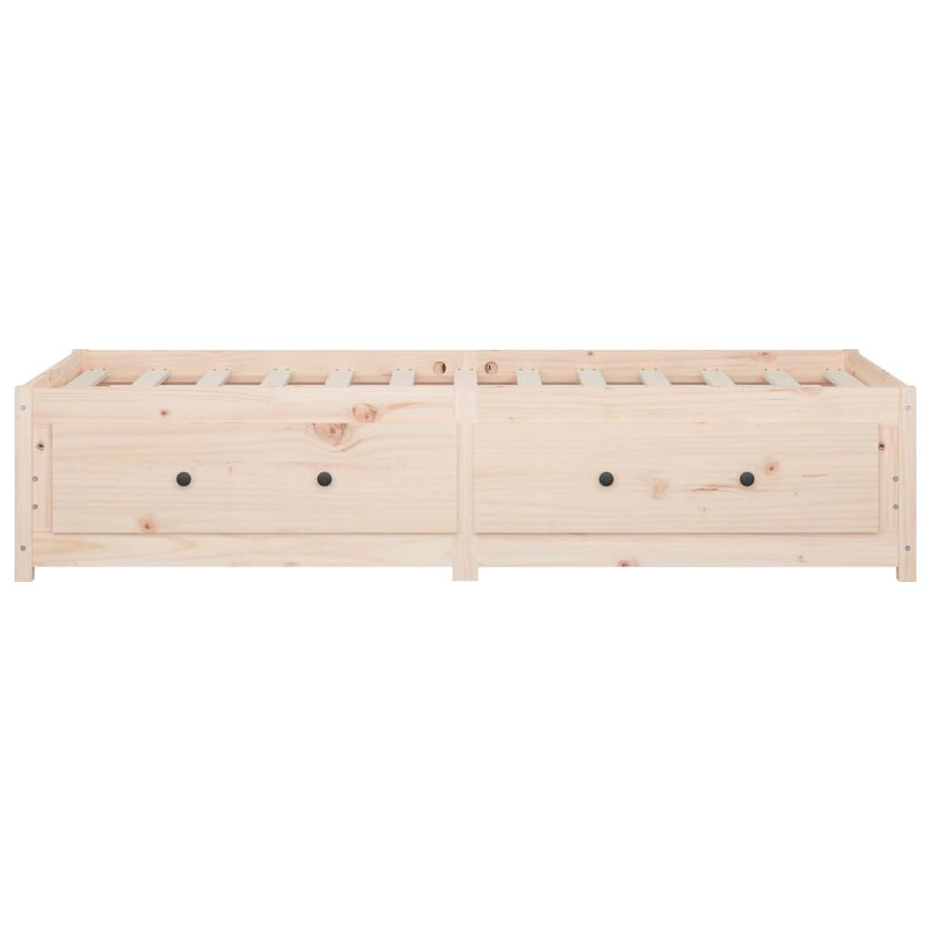 Lit de jour sans matelas 80x200 cm bois de pin massif - XIOS