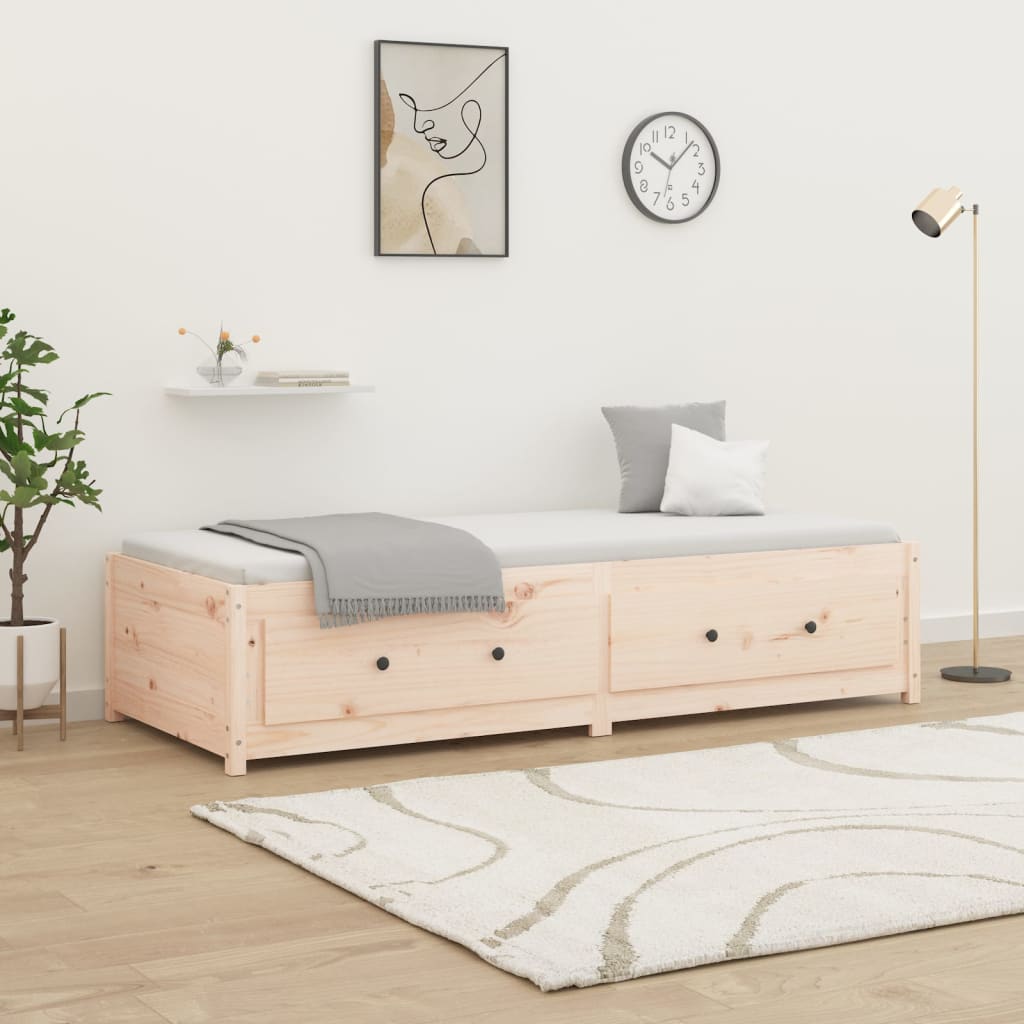 Lit de jour sans matelas 80x200 cm bois de pin massif - XIOS