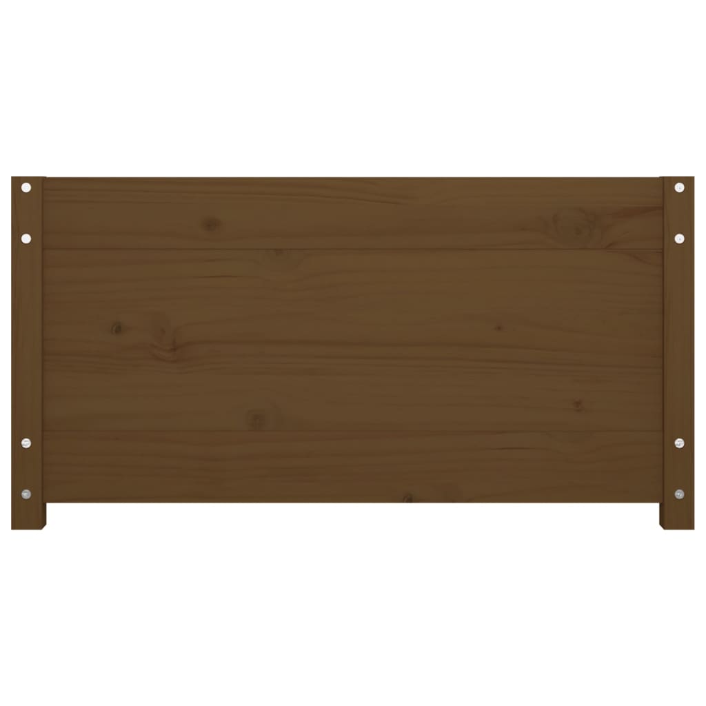 Lit de jour sans matelas marron miel 80x200 cm bois pin massif - XIOS