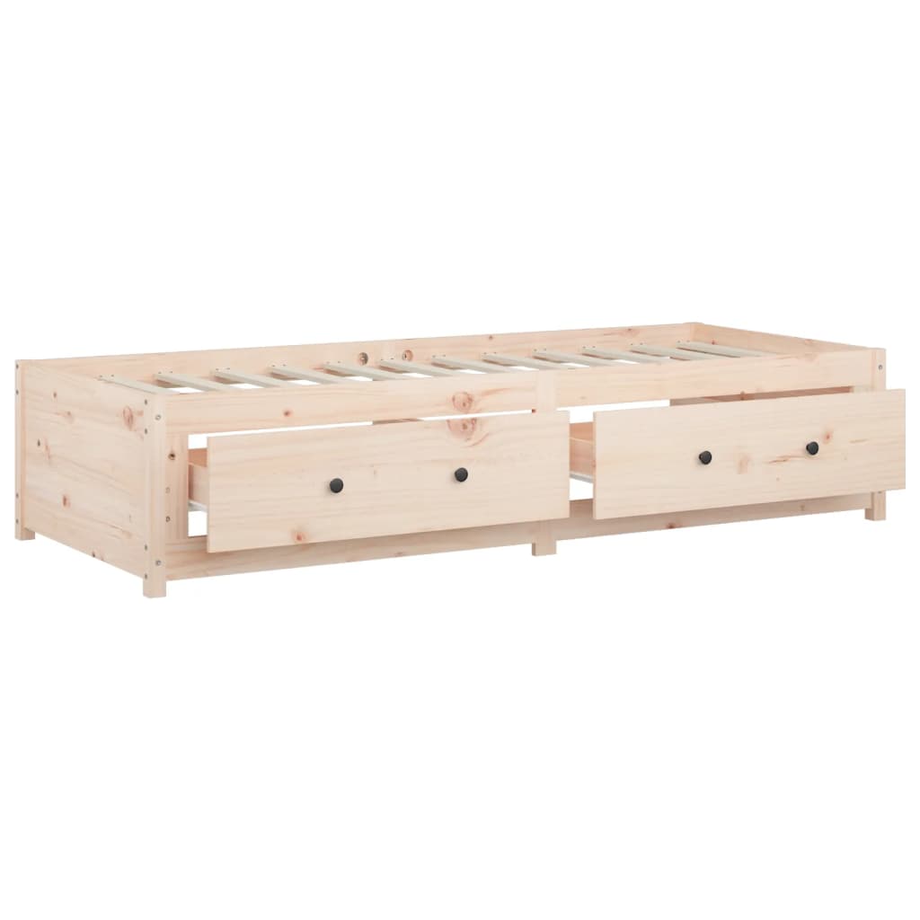 Lit de jour sans matelas 90x200 cm bois de pin massif - XIOS