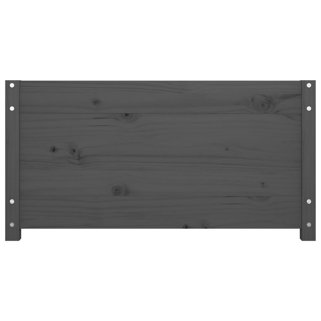 Lit de jour sans matelas gris 90x200 cm bois de pin massif - XIOS