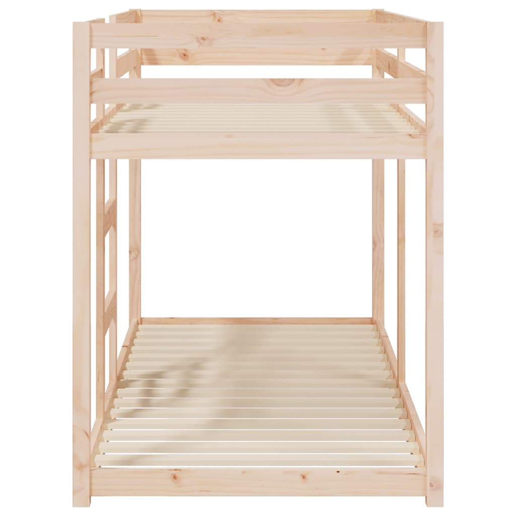 Lit superposé sans matelas 80x200 cm bois de pin massif - XIOS