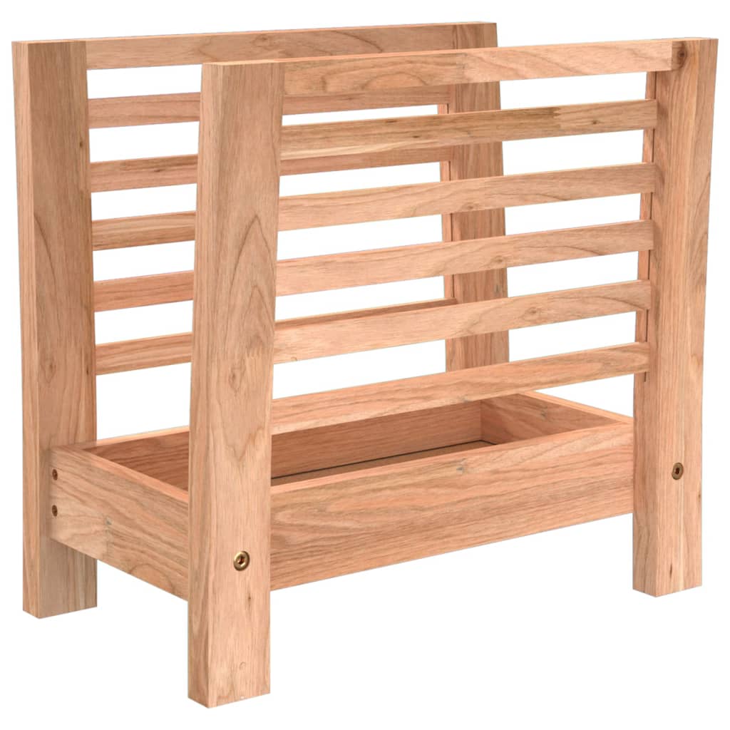 Porte-revues 40x26,5x38,5 cm Bois massif de noyer - XIOS