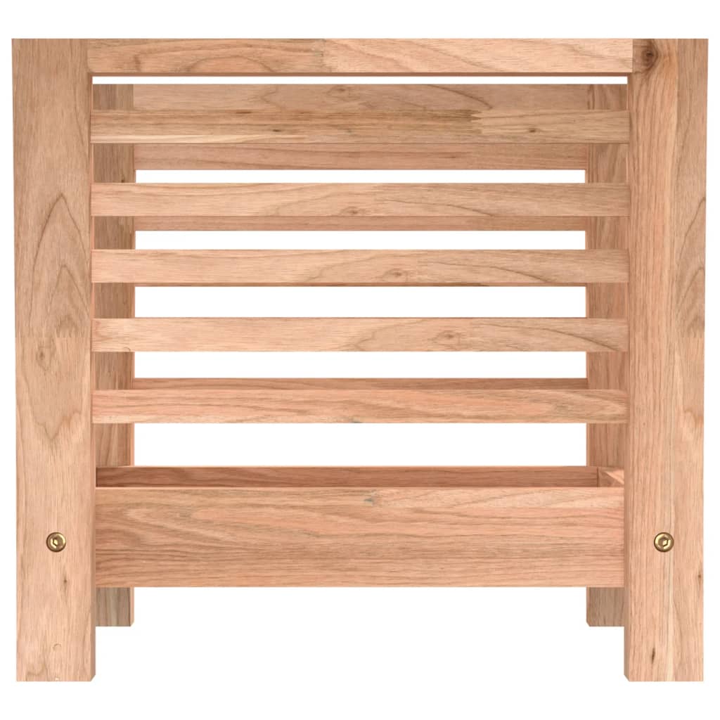 Porte-revues 40x26,5x38,5 cm Bois massif de noyer - XIOS